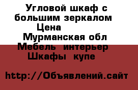 Угловой шкаф с большим зеркалом › Цена ­ 5 500 - Мурманская обл. Мебель, интерьер » Шкафы, купе   